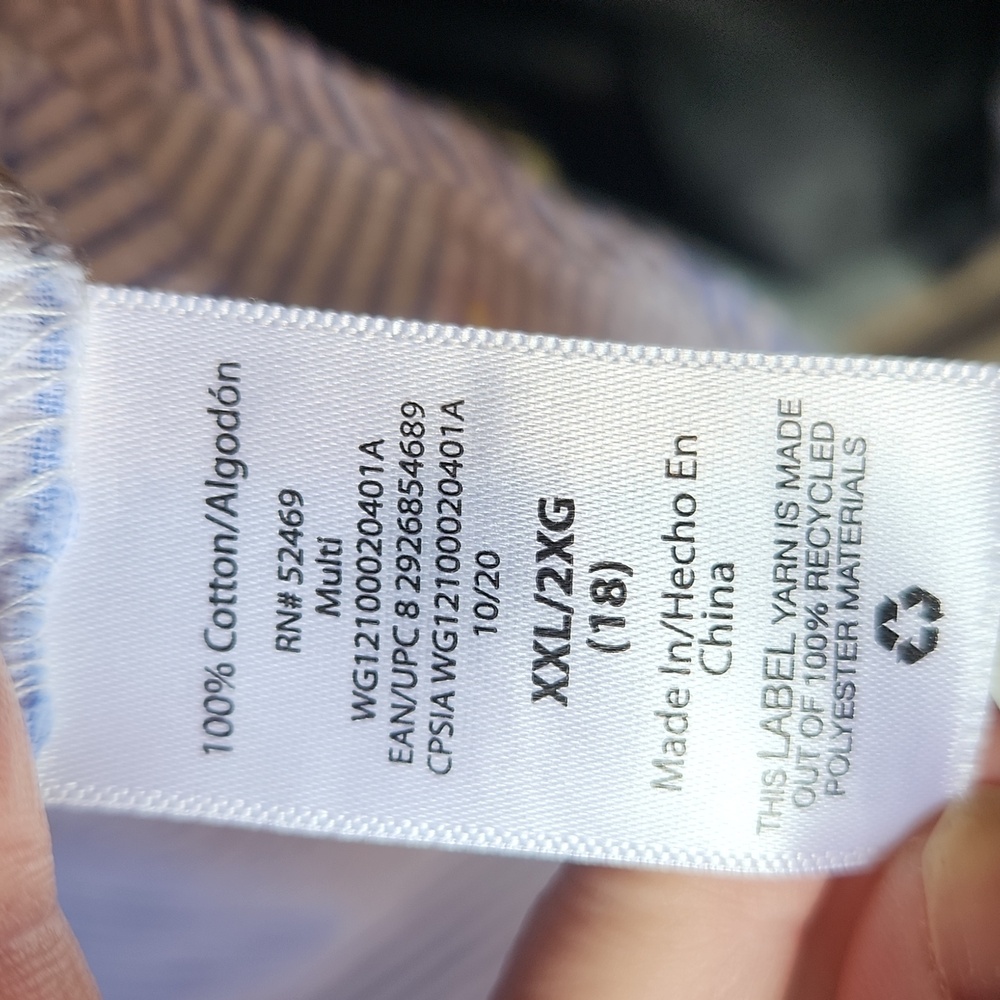 Wonder Nation Girls Long-Sleeved Square Neck Top Size XXL (18) - Picture 6 of 8